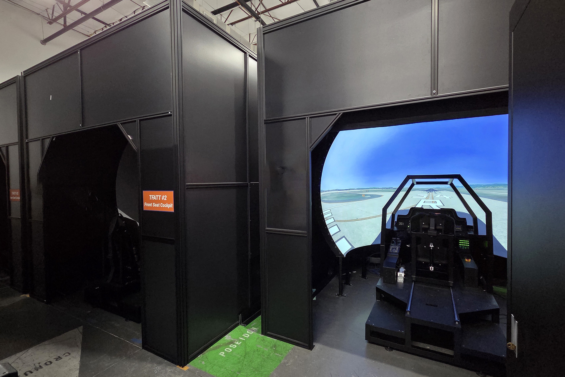 Targeted Fidelity Apache Tactical Trainer (TFATT). AH-64E Apache helicopter simulator