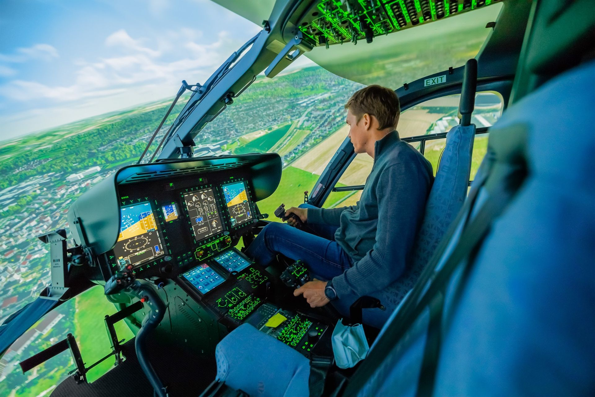 H135 FFS3 Testflight CoPilot-View